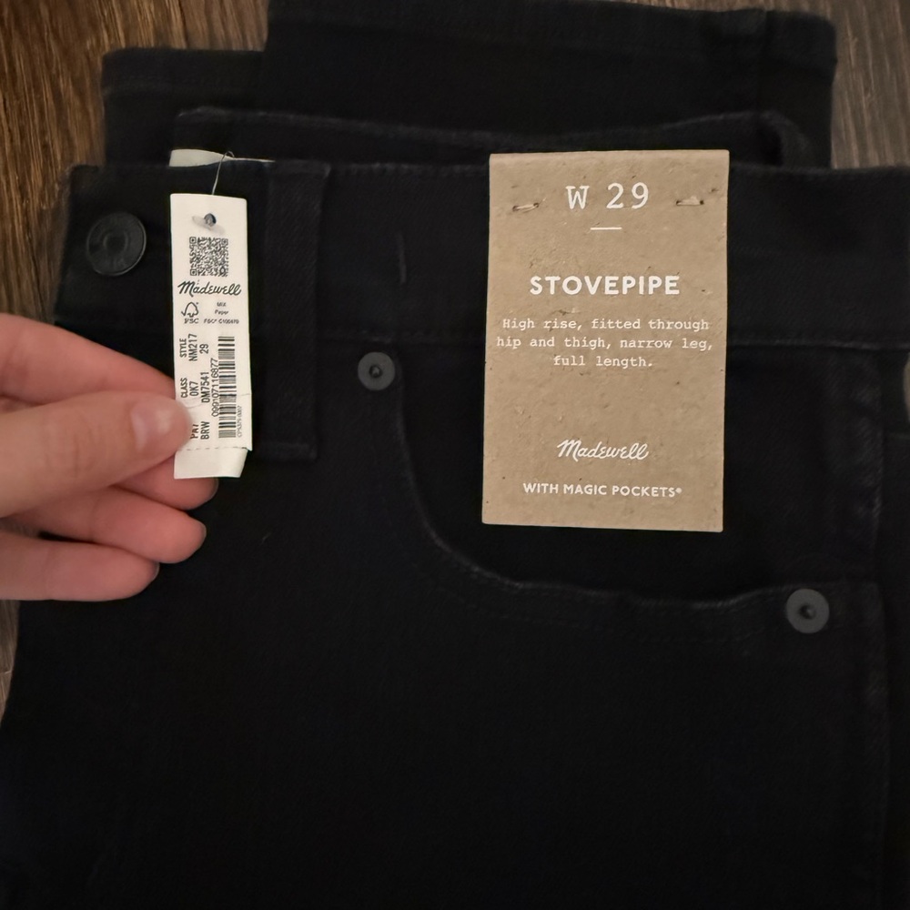 Madewell Black High Rise Jeans